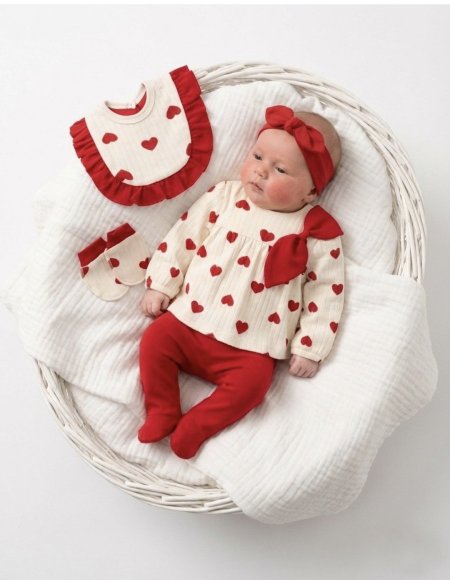 طقم الحب المميز 5 قطع / قطن